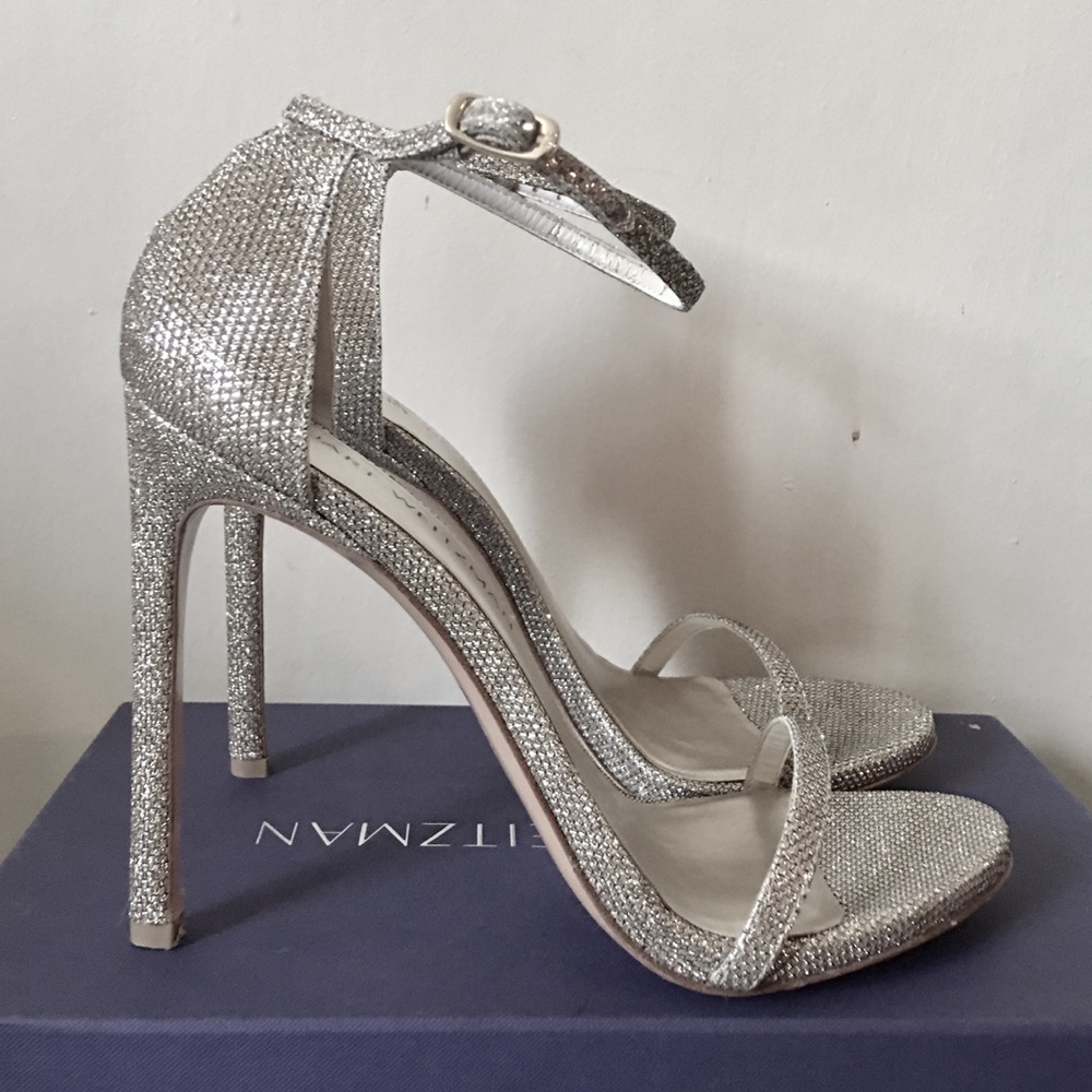 New $425 Stuart Weitzman Nudist Sandals Shoes 9 M
